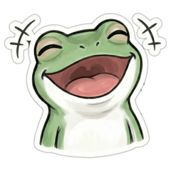 Drama Frog: Expressive Stickers
