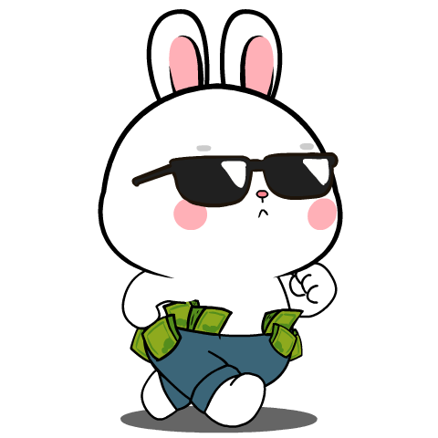 Funny Rabbit 4 : Pop-up stickers