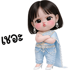 IngFah cute sabai outfit