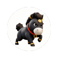 CNY2026 Cutie Black Horse