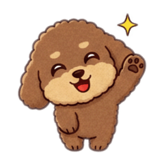 Fluffy Poodle: Sweet Daily Life