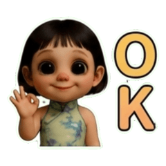 ok blue and white girl