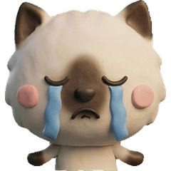 3D Seal Point Cat  25