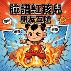 Mask Hero Red Boy - Roast Friends Mode