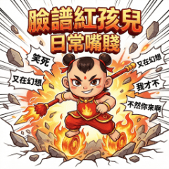 Mask Hero Red Boy - Sassy Daily Talk