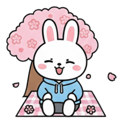 Cherry Blossom & Holidays Rabbit