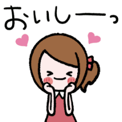 ochou's girl sticker (initial edition)