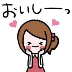 ochou's girl sticker (initial edition)