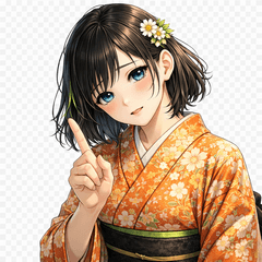 A warm and cozy kimono girl from Hyogo