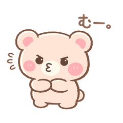 Too Cute Jealousy Bear Stickers