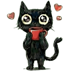 Happy Halloween Black Cat