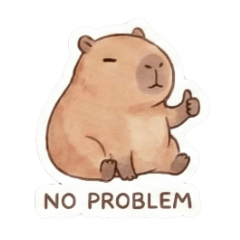 癒やしの水豚（カピバラ）【英語】