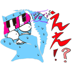 Surprised keyboard cat