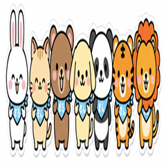 Rabbit Marucho Friends Florist Greeting