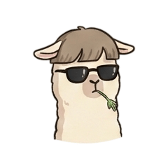 戴著墨鏡的草泥馬1