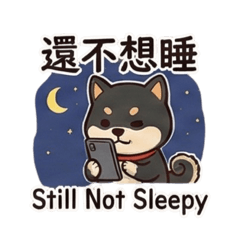 黑柴的崩潰日常（上班V.S.放假）