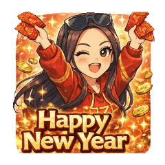 晴星的星空SweetHome ：過年24種好用貼圖