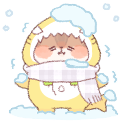 【冬】サメ！着ぐるみ動物9