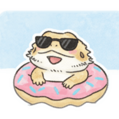 近所のとかげさん2