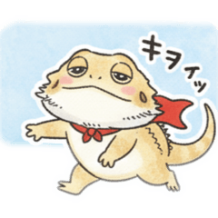 近所のとかげさん3