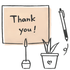 【英語】English Memo & flowers