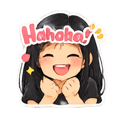 Black shirt cutegirl