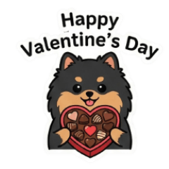 Pomeranian (Valentines)#1