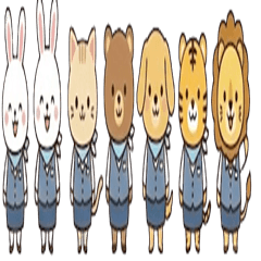 Marucho Friends Office Lady Greeting Set