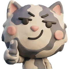 3D แมวบลูครีม ขยับได้  26