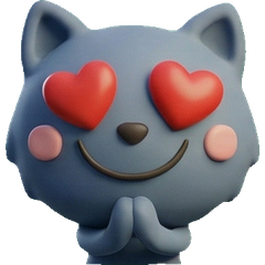 Animated 3D Blue Tabby Cat  26