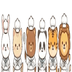 Marucho Friends Chef Greeting Set