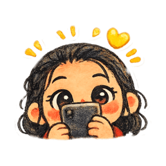 Little girl came to say hello.