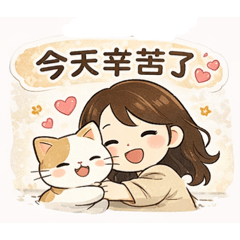 茉芮與貓咪日常系列