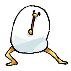 Mochimochi white bird 12