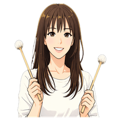 Percussionist Daily Life Stickers