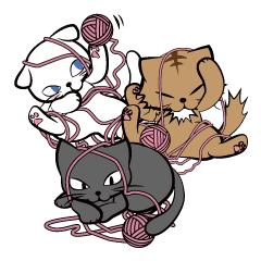 Three Cats and Yarn. 2026