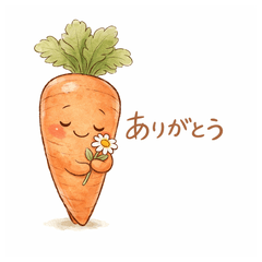 Expressive Vegetable Stickers!
