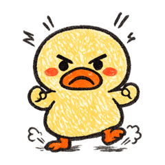 Duck:The Grumpy,Mischievous One(No text)