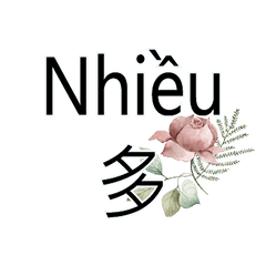 VN Worker Stickers flower 1-5