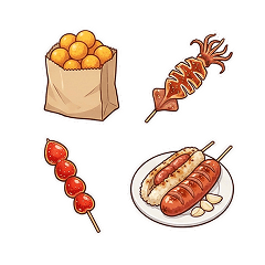 台灣夜市小吃集合