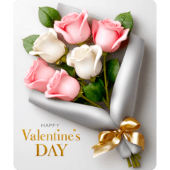 Happy Valentine's Day Bouquet : Pop Up