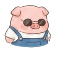 ぽっちゃりシリーズ - サングラスピッグ A2