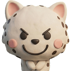 動く3Dフクロネコ26