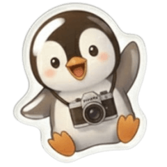 Penta Penguin Stickers