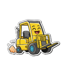 Forklift Life Stickers