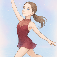 สาวนักสเก็ตน้ำแข็งสุดน่ารัก