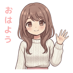 Casual Girl's Daily Stickers