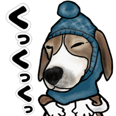 動くビーグル犬日常会話