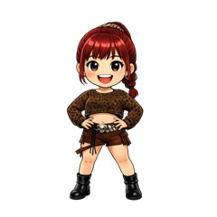 Doris豹幸運貼圖