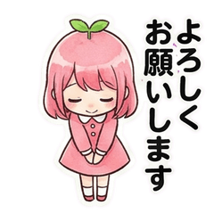 Cute Pink-Haired Chibi Girl Stickers!